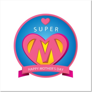 Super Mom Day Posters and Art